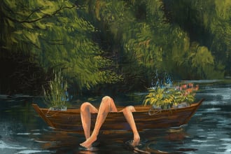 do something, i really good at digital illustration for music and cover album
