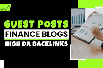 publish article, guest post in high da finance blogs