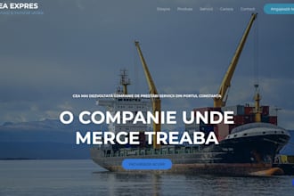 build a website for new company
