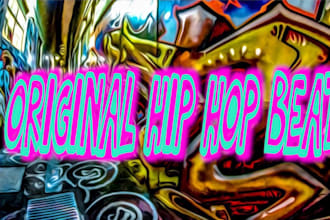produce, mix and master an unique hip hop track