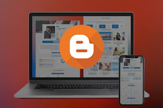 create responsive portfolio website on blogspot blogger