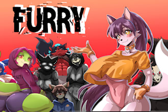 make a furry nsfw or sfw in my artistic style
