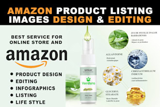 design amazon product listing images, photo editing