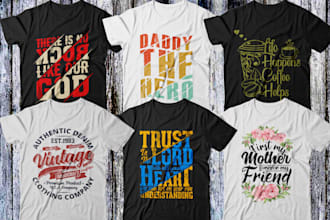 custom typography t shirt design or minimalist t shirts