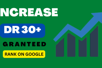 increase domain rating dr 30 plus with high quality backlinks