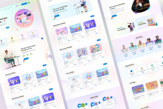 design a stunning, modern and unique website interface