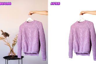 do 100 images background removal cut out images