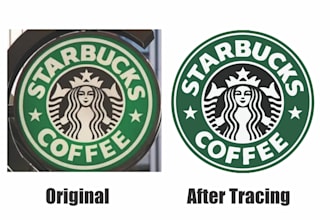 do vector tracing, vectorize, redraw logo,image in hd