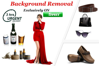 background removal and cut out images within 3 hours