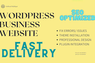 fix, redesign, create, and HTML,CSS for your website
