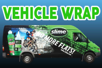 create stunning professional car, van, vehicle wrap design