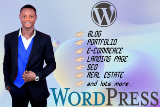 design elearning ecommerce portfolio website on wordpress