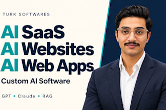 build ai saas, ai websites, ai web apps and custom ai software