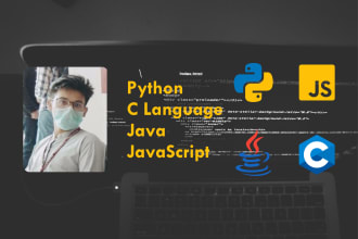 do c language, c plus plus, python, java projects and assignments