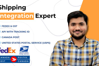 integrate fedex, ups API with tracking id, po into your app