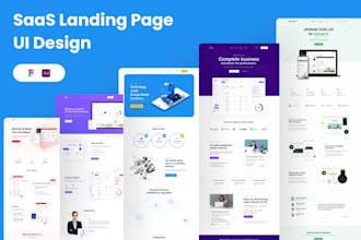 Top 10! do creative web and saas ui ux design for your project