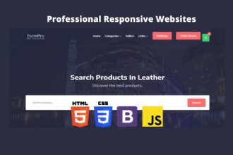 create customize html static websites for your business