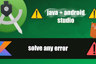 solve any mobile development problem java, android studio