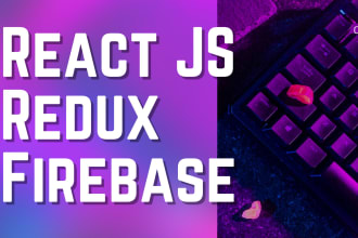 build react js and firebase app