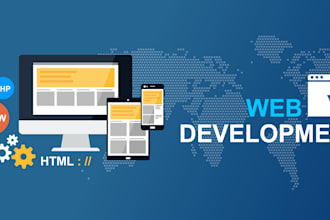 develop a business website or landing page wordpress, joomla