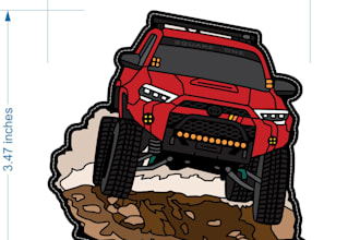 vector trace any character, cartoon, car, logo, scenery etc