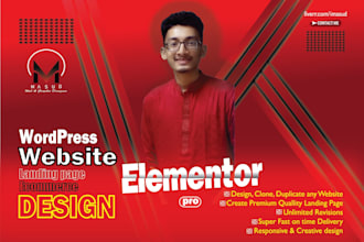 convert figma to wordpress, xd to wordpress with elementor pro website builder