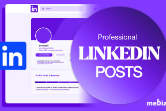 design professional linkedin posts