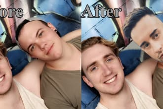 do faces swap or face change within 2 hours by photoshop