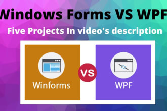 create desktop apps wpf and windows form