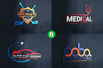 do minimalist business logo creation within 12 hour