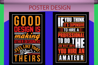 creative typography motivational quotes or poster design