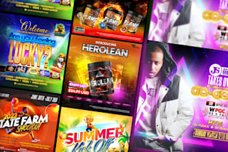 design eye catchy social media posts and flyers