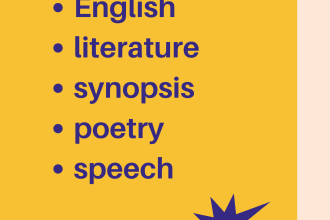do english, literature, synopsis, poetry, speech