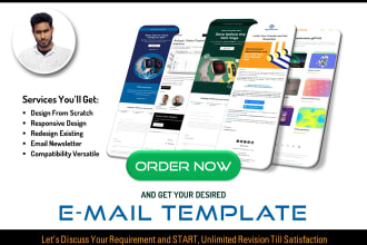 design clickable email signature, email template perfectly