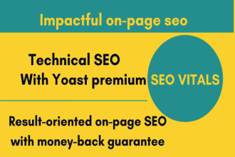 do website onpage SEO with yoast and technical optimization of wordpress
