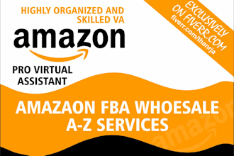 be your fba amazon wholesale virtual assistant