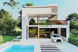create 3d animation and photo realistic exterior renderings