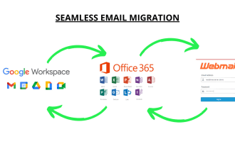 migrate your emails to google workspace, office365, gmail