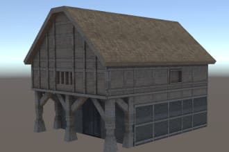 make 3d art of buildings and props for your 3d games