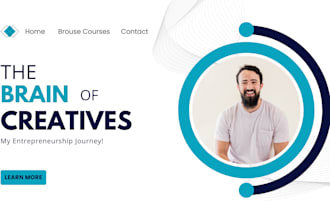 design kajabi, framer, podia, teachable and clickfunnel online course website