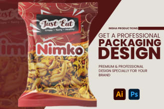 design unique packet, pouch , label ,mylar bag, sticker