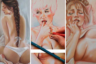 draw your nsfw traditional painting