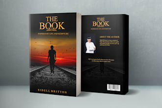do a unique book cover and kdp cover design