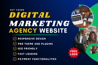 build digital marketing agency website
