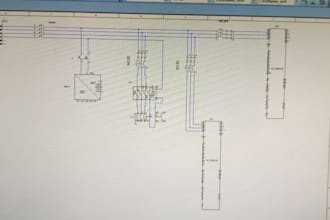 do electrical design, drawing, panel design, gui design