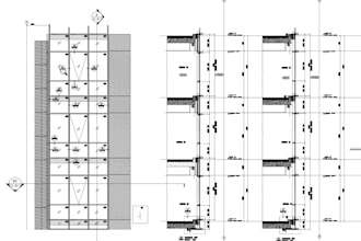 windows door facade, cad drawings ,fabrication, curtainwall
