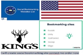build manually 200 social bookmarking backlinks