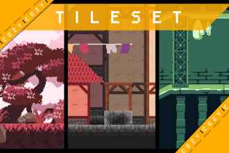 create pixel art tileset for your game