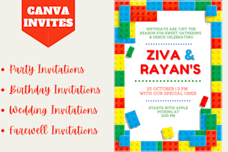 design beautiful creative canva invites