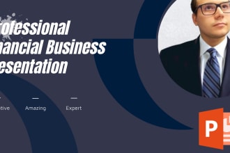 make a professional powerpoint business presentation